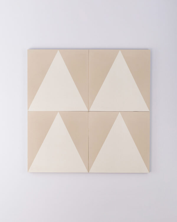 Beige Pyramid Encaustic Cement Tile