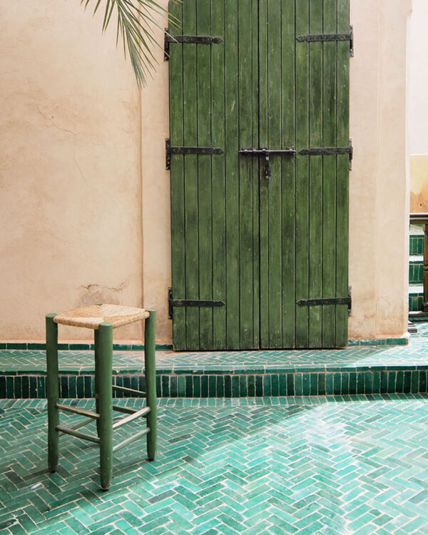 Moroccan Dark Green Bejmat Tile