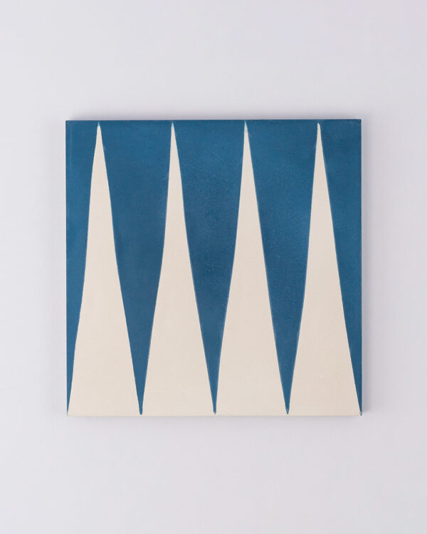 Majorelle Blue Gammon Encaustic Cement Tile
