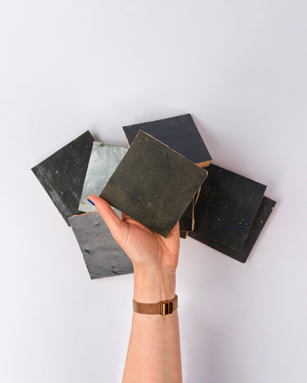 Moroccan Charcoal Zellige Tile