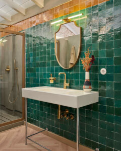 Moroccan Dark Green Zellige Tile