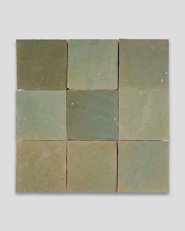 Moroccan Desert Green Zellige Tile