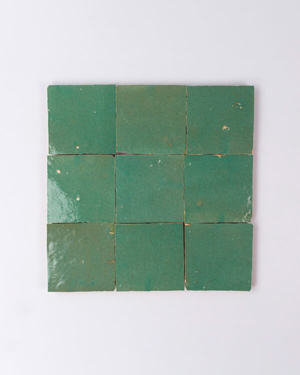 Moroccan Emerald Green Zellige Tile