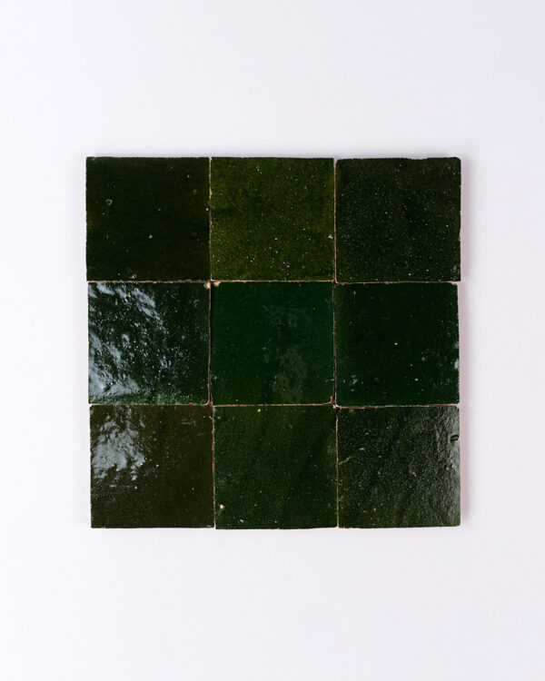 Moroccan Forest Green Zellige Tile