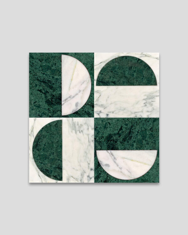 Half Moon Bay Green Signature Marble Tile