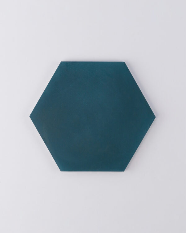 Navy Blue Hexagon Encaustic Cement Tile