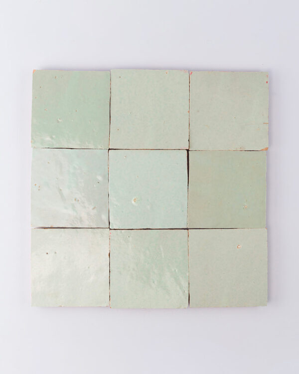 Moroccan Ice Blue Zellige Tile