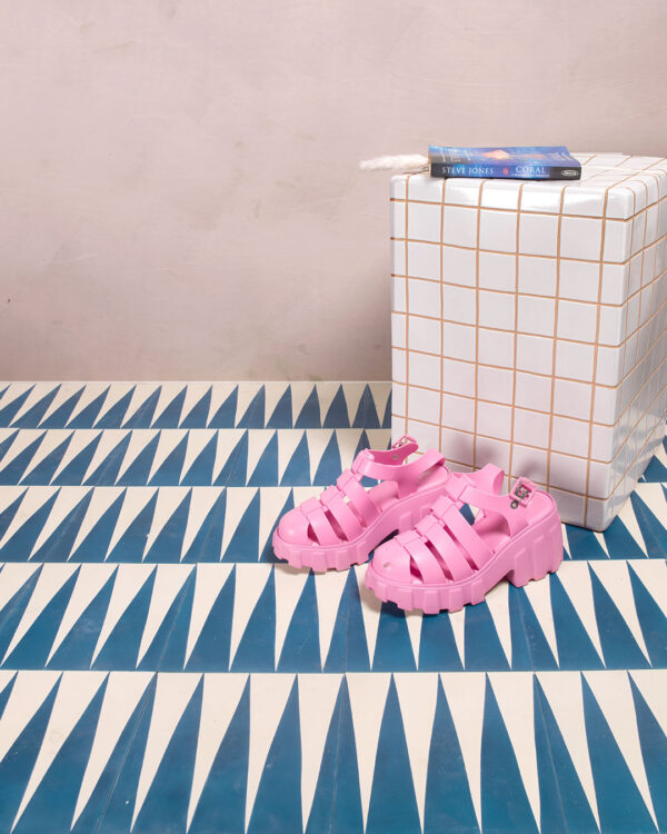 Majorelle Blue Gammon Cement Tile