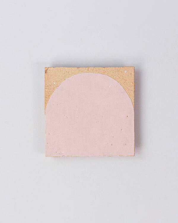 Moroccan Pink Arch Terracotta Zellige Tile