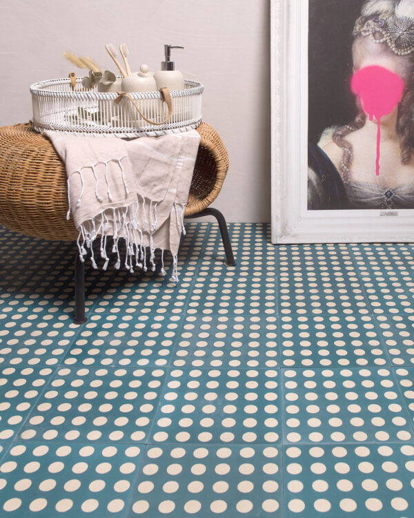 Spotlights Navy Blue Encaustic Cement Tile