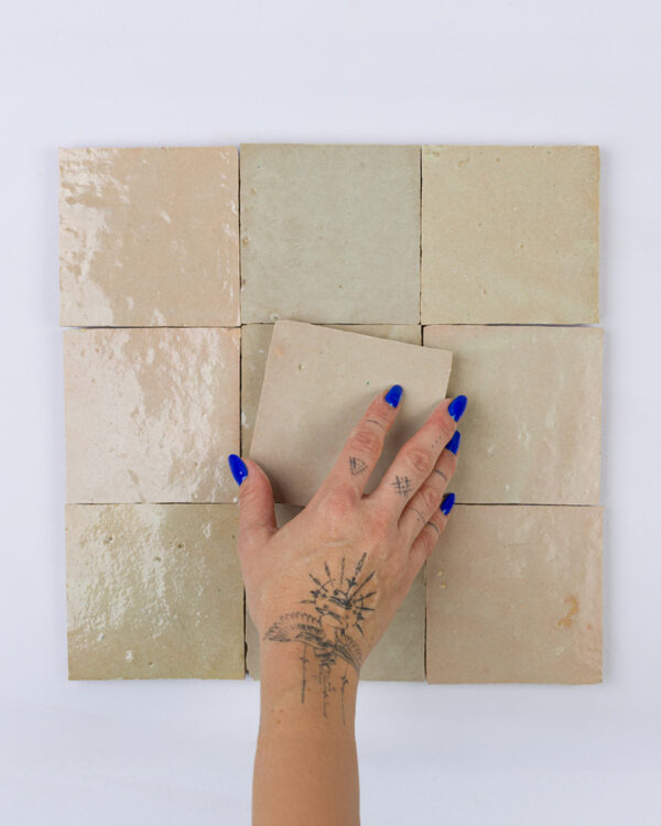 dove zellige tiles